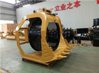Korean Motor Excavator Rotating Screen Bucket