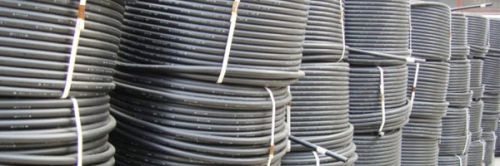 HDPE Pipes, Color : Black With Blue Stripes
