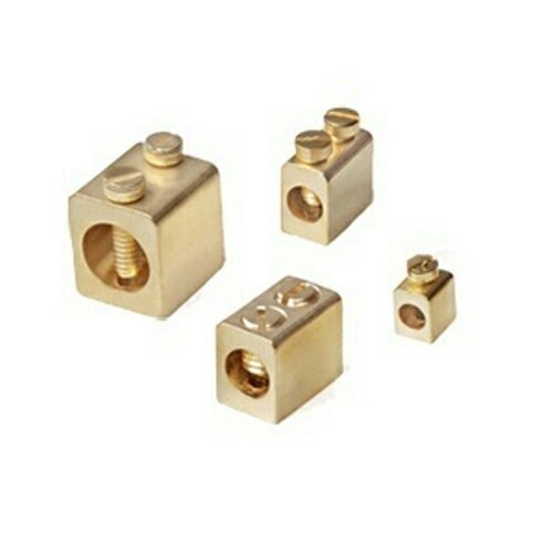 Brass Terminal Blocks, Color : Golden