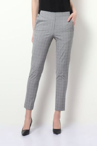 Cotton Ladies Formal Trousers, Packaging Type : Black grey etc.
