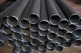 Round Polished Carbon Steel ERW Pipes, For Automobile Industry, Feature : Durable, Fine Finishing