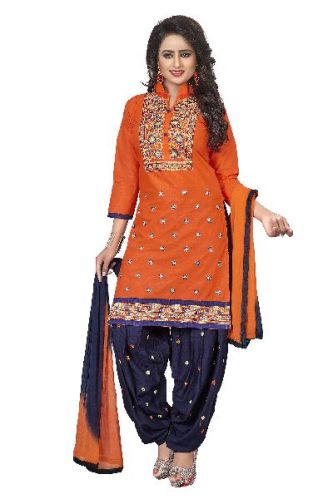 Malhari Cotton Ladies Suit Material, Pattern : Printed