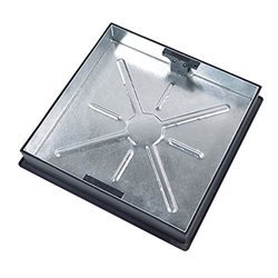 Stainless Steel Techno Drain Manhole Cover, Color : Silver