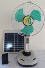 Solar Table Fan