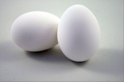 White eggs