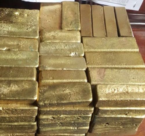 Raw Gold Bars, Material : Raw Gold