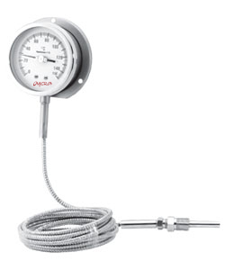 Mercury Filled Temperature Gauge