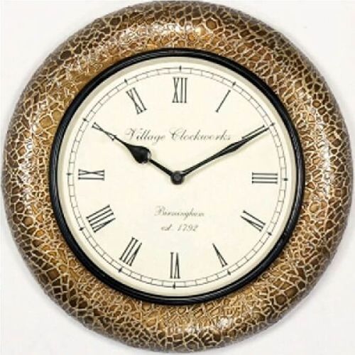 Wood Designer Wall Clock, Color : MULTI COLOR