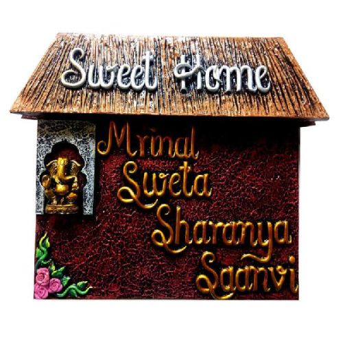 Wooden Sweet Home Name Plates, Feature : Eco Friendly