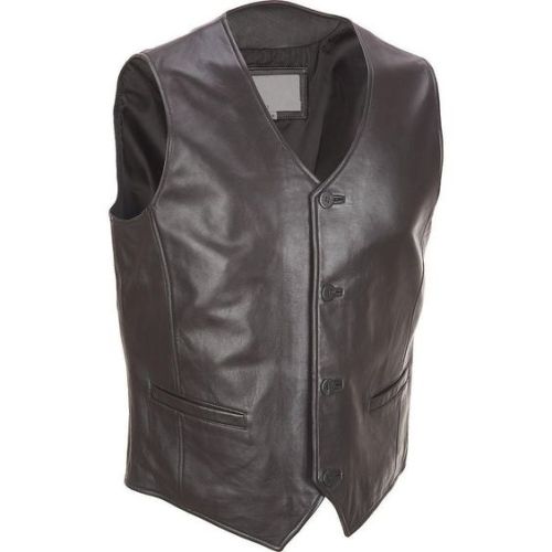 Leather Mens Vest Coat