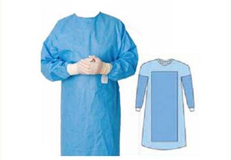 Reinforced surgical gown