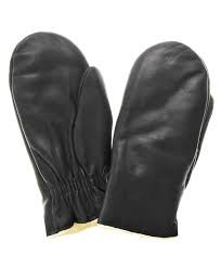 Leather Mitten Gloves