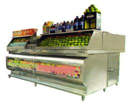 FRUITS DISPLAY JUICE COUNTER