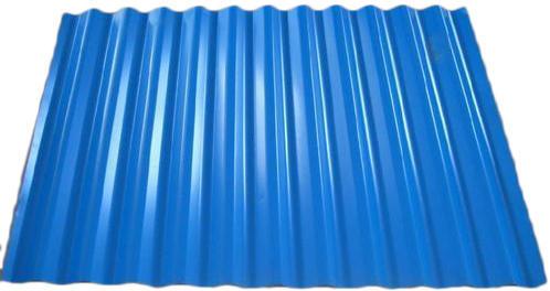 Color Coated Steel / Stainless Steel Blue Roofing Sheets, Length : 12, 14, 16, 18, 20, 22 Feet