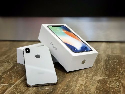 Silver Apple IPhone X 256GB 5.8, For Communication, Color : Rose