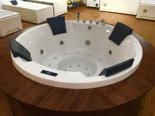 Glorious Acrylic Jacuzzi Bathtub, Color : White, Ivory