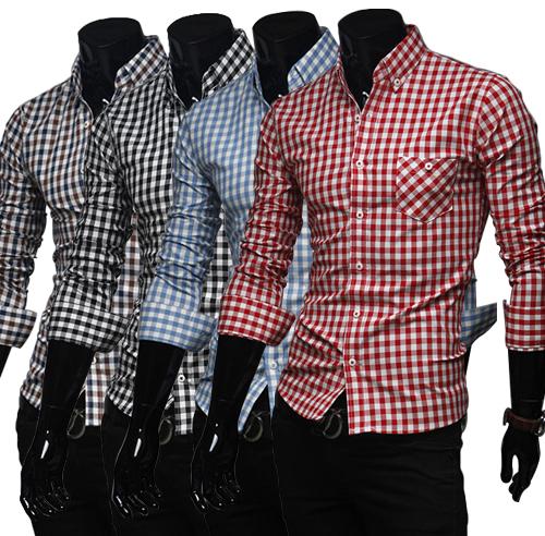 Checked Pure Cotton Mens Casual Shirts, Size : XL