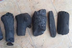 Hard wood charcoal briquettes