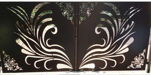 Polished Copper Compound Wall Grills
