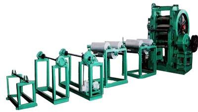 ROLL CALENDER MACHINE WITH CONVEYOR