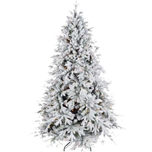 PE / PVC LED Lights Flocking Christmas Tree, Packaging Type : Green