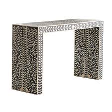 Bone Inlay Console Table