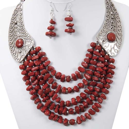 Terracotta Necklace Set