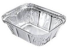 Silver Aluminum Foil Container