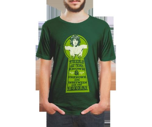 The Doors Mens Round Neck T-Shirts, Size : Extra Large, Large, Medium, Small