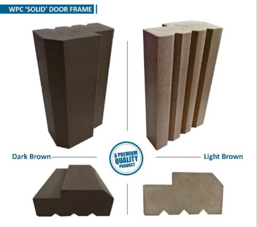 HARDYPLAST Non Polished Plain WPC Solid Door Frames, Size : 3/2, 4/2, 5/2.5, 4/2.5, 6/2.5