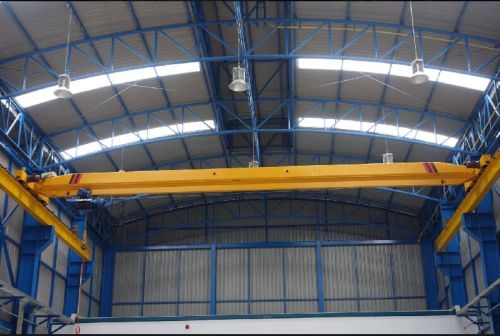 10 Ton Single Girder Bridge Crane, Packaging Type : Yellow for Workshop