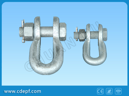 Shackle With Clevis Pin For Overhead Line