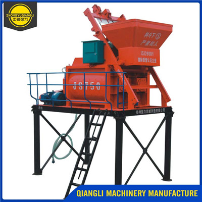 JS750 35 m3 Stationary Twin Shaft Concrete Mixer Machine