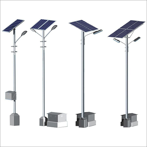 Metal Solar Light Poles, Color : Grey