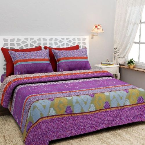 Poly Cotton Bedsheet, Color : Multicolor