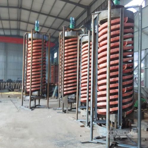 Light Weight Gravity Separator Gold Spiral Chute