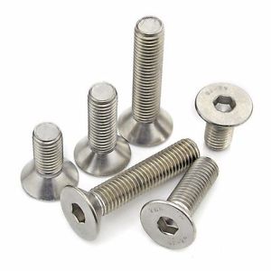 Countersunk Bolts, Color : Silver