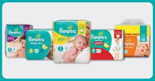 Pampers Baby Diapers, Feature : Absorbency, Anti Leak, Softness, Stretch