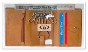 Leather Key Holder, Brand Name : Khisa Questa