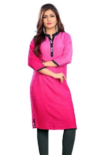Full Sleeve Cotton Ladies Kurtis, Size : M, XL, 2XL