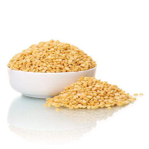 Organic Skinless Moong Dal, Color : Yellow