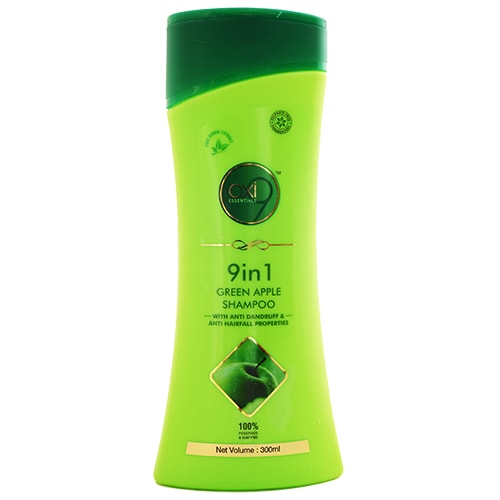 9 In 1 Green Apple Shampoo With Conditioner