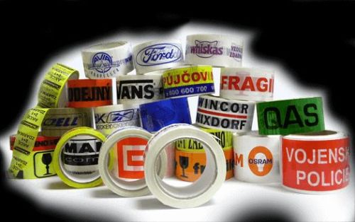 Printed BOPP Tape, Adhesive Type : Pressure Sensitive