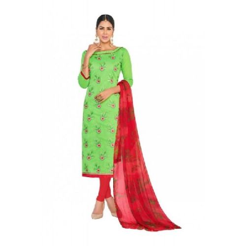 Chanderi Suit Material, Age Group : Adult