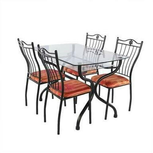 Iron Dining Table Set