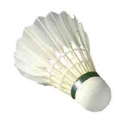 Badminton Shuttlecocks, Feather Material : Curved Goose Feather