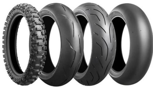 Rubber Motorcycle Tyre, Color : Black