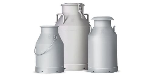 Kk Polished Aluminium Milk Cans, For Ghee, Feature : Durable, Fine Finishing, Light Weight