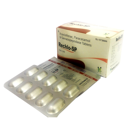 100mg Aceclofenac Tablets