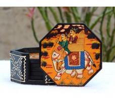 Hand-painted Elephant Swari Design